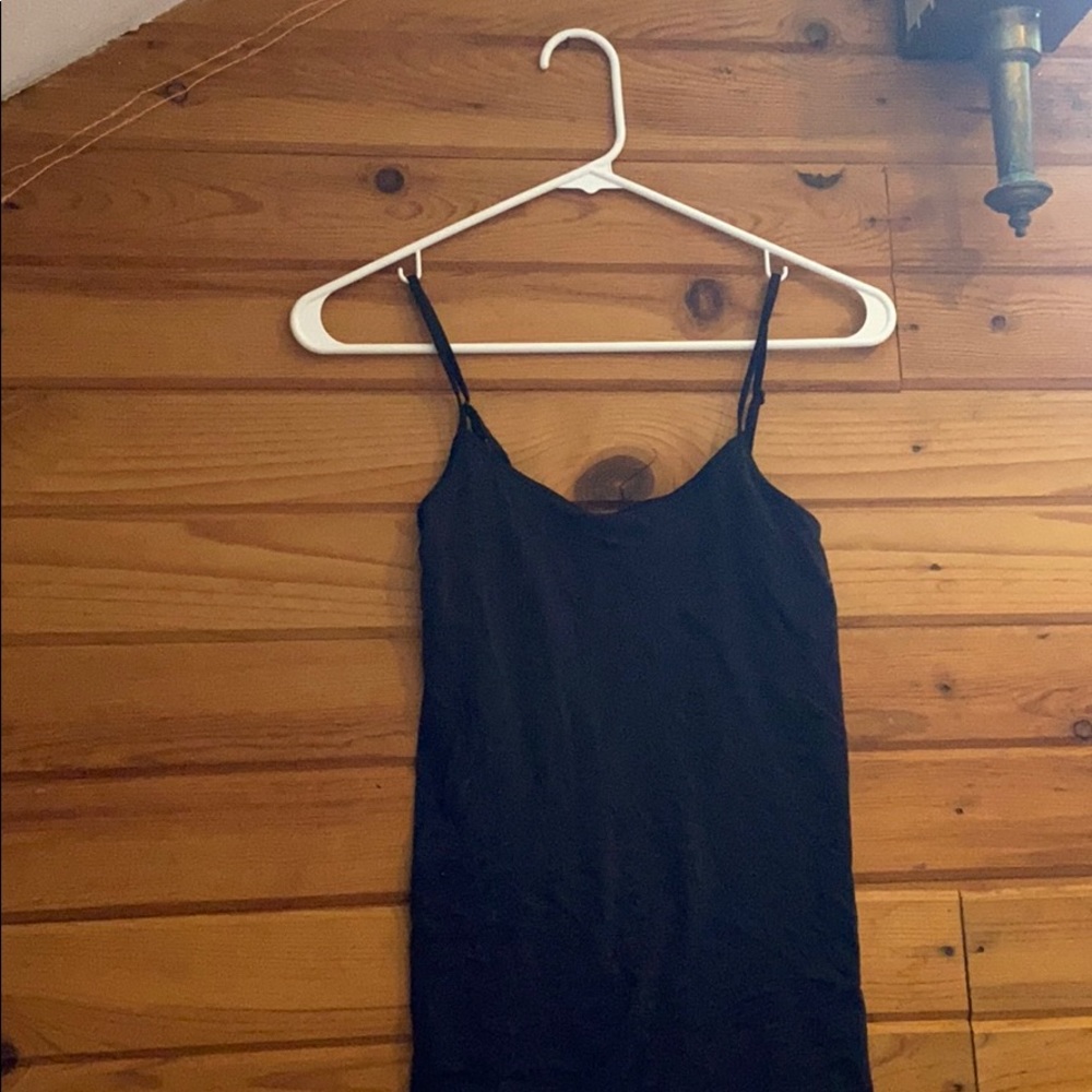 Black tank top